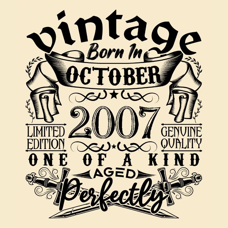Birthday 2007 October 2007 born in October 2007