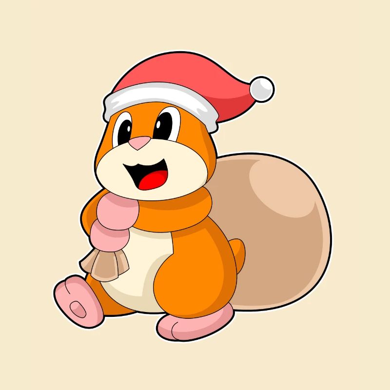 Sac de Noël hamster