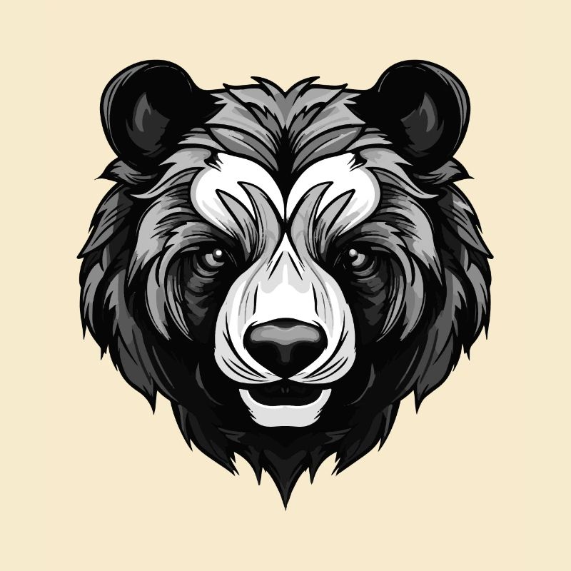 Panda Kopf Porträt Tier