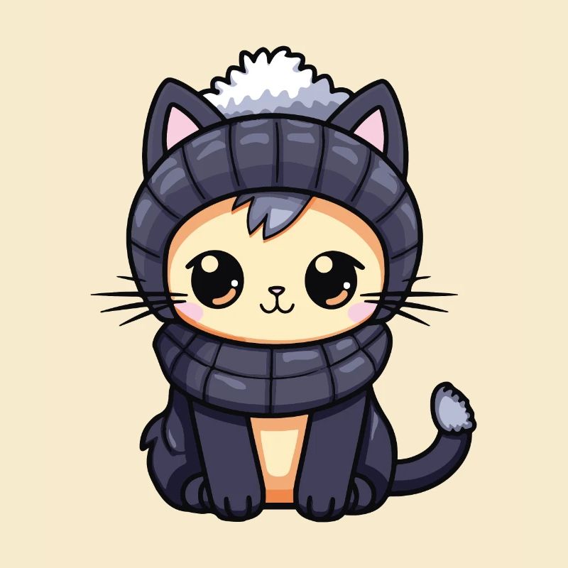 Cat Winter Comic