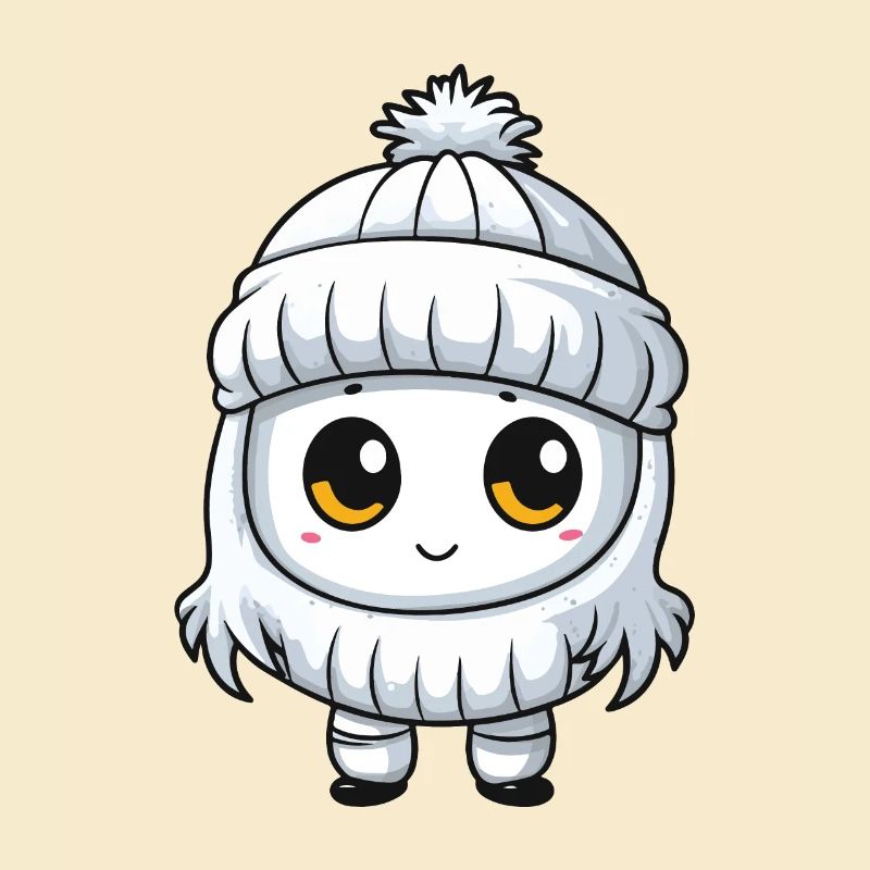 Winter Eskimo Comic Niedlich
