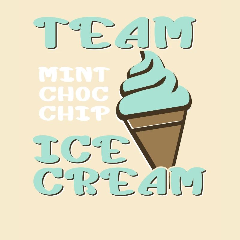 Team Mint Choc Eiswaffel Eiscreme Eis