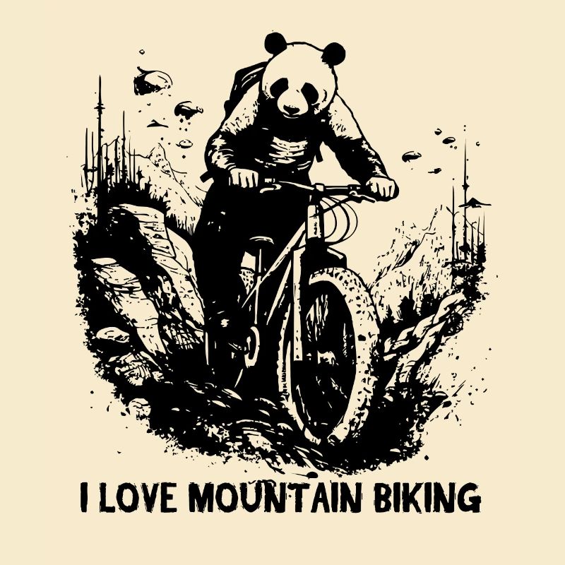 Panda Bear Biker, j’adore le VTT