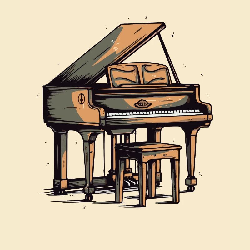 Ein altes Klavier