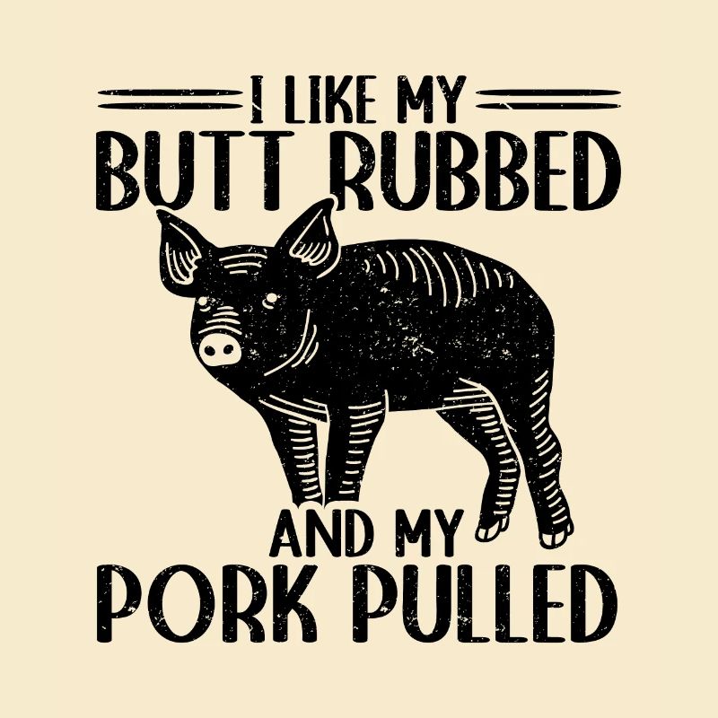 BBQ Pulled Pork Schwein Grill