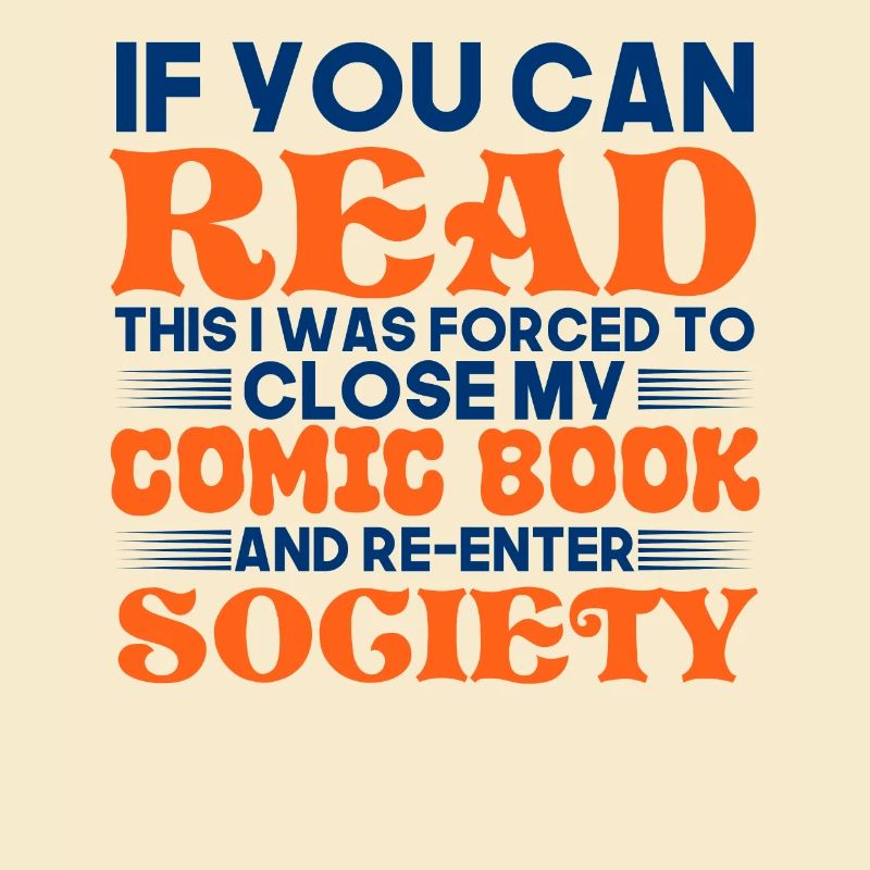 Comic Book Collector Nerdy Geek Superhero Reader