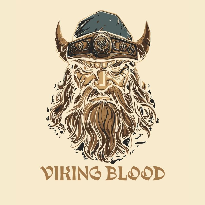 Wikingerkrieger mit Wikingerblut