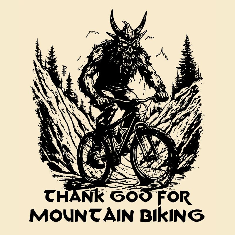 Thank God, Devil rides Mountaibike