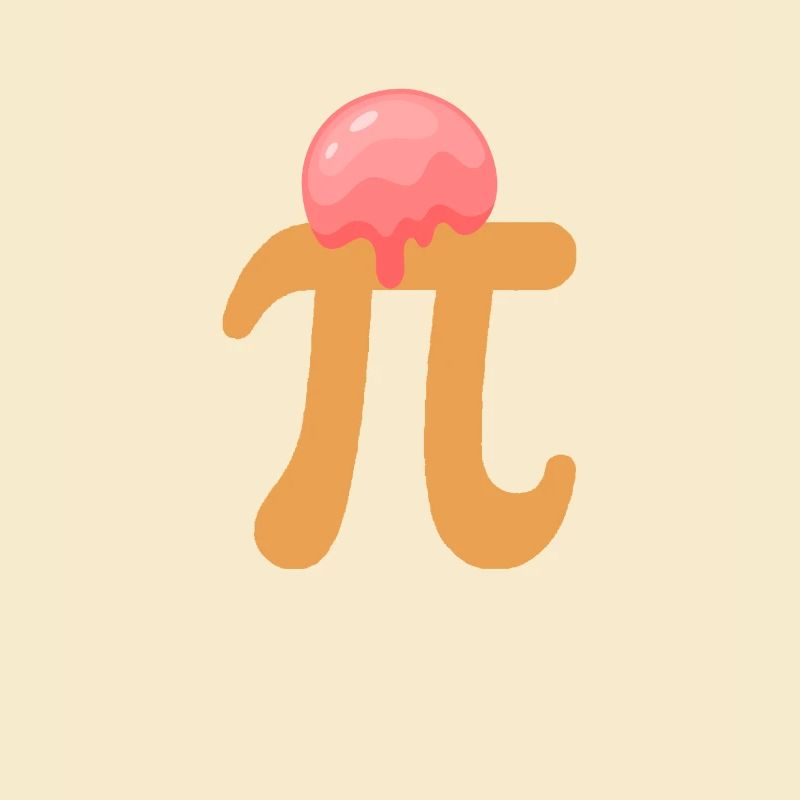 Pi Day A La Mode Lustige Math Geek Pie Eiscreme