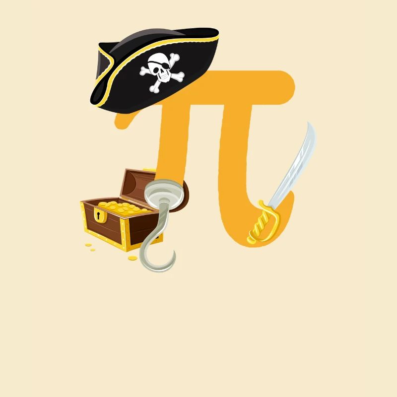 PIrate Pi Day Funny Pirate Lovers Math