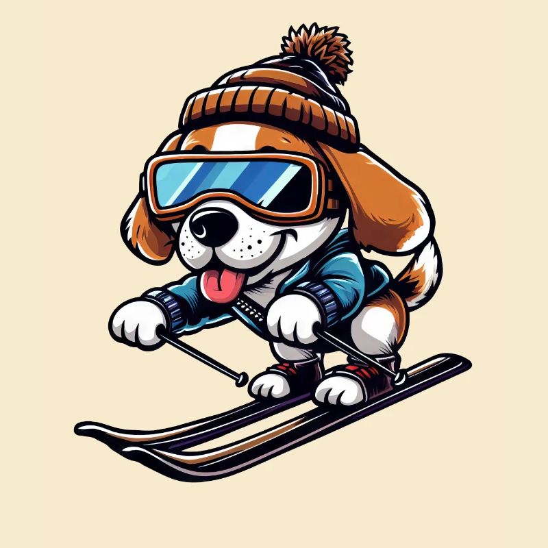 Winter holidays with chicken while skiing