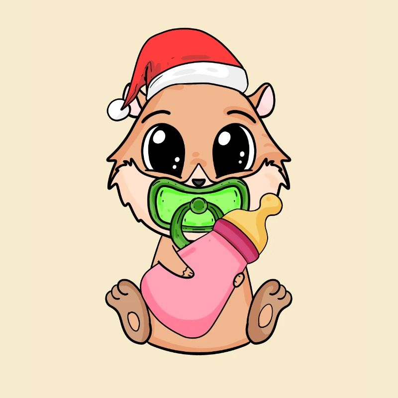 Cochon d’Inde Bébé Cochon d’Inde de Noël