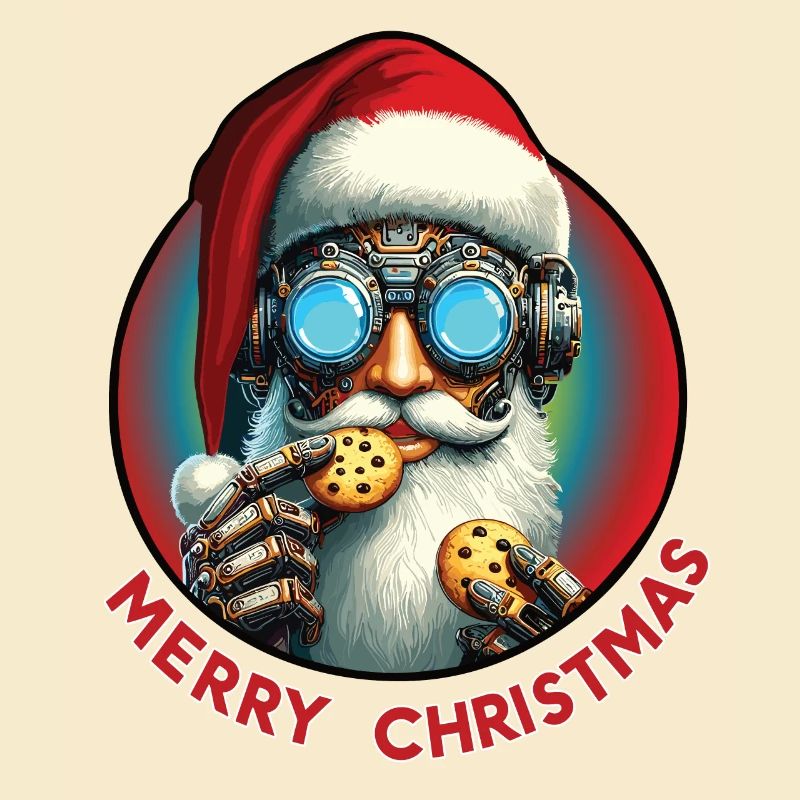 Weihnachtsmann Cyberpunk