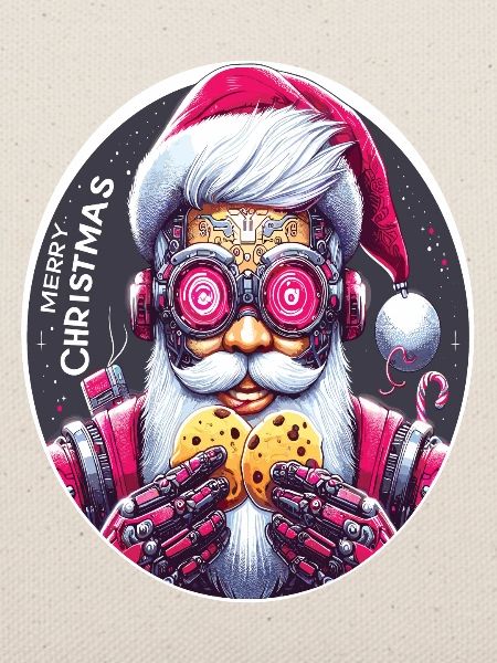Weihnachtsmann Cyberpunk