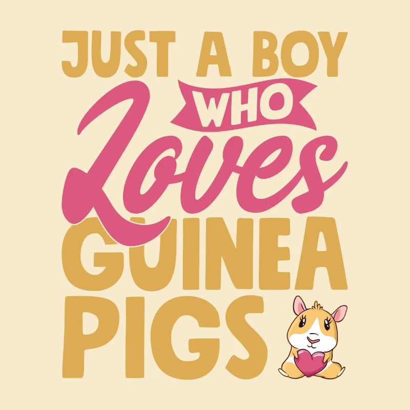 Juste un garçon qui aime les cochons d’Inde Cavy Lover Rongeur