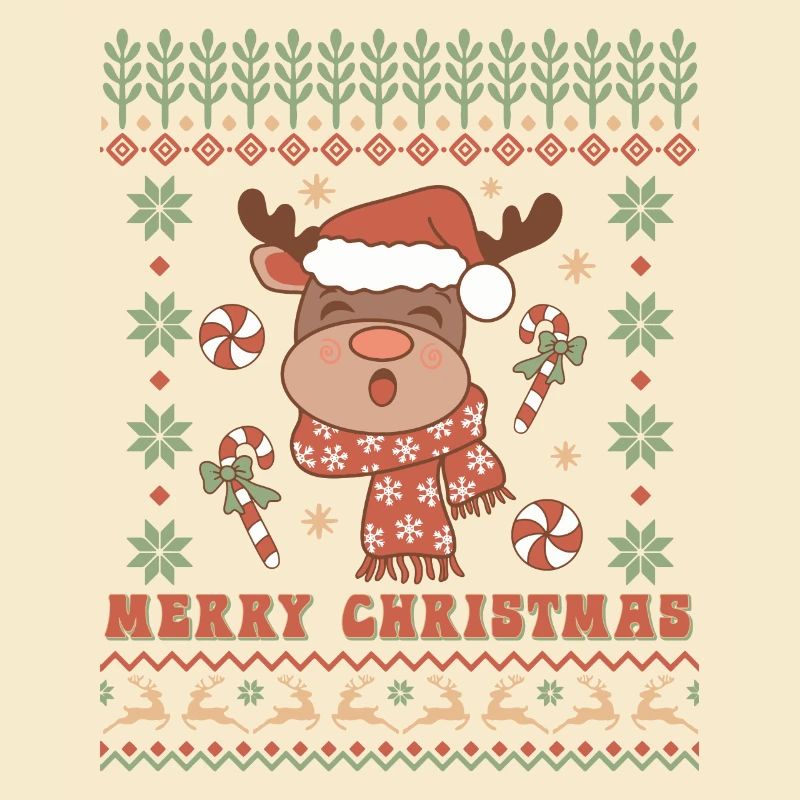 Pull de Noël moche