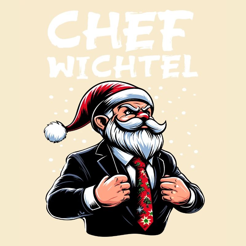 Chef Wichtel stylischer Weihnachts Gnome