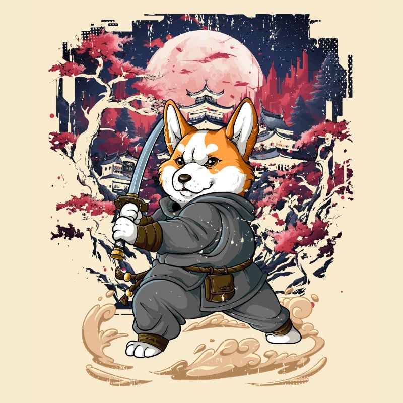 Samouraï Corgi