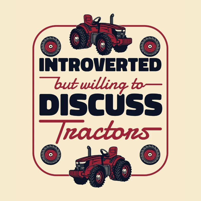 Introverti mais disposé à discuter des tracteurs Bauer