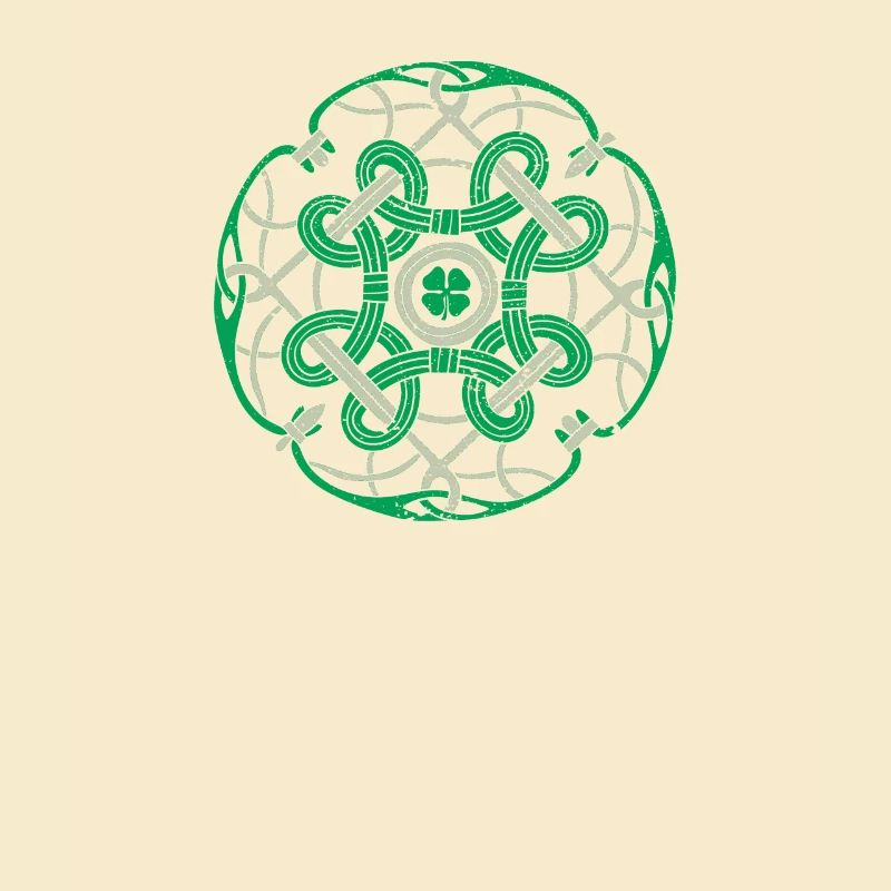 Irish Blessing Celtic Knot 4 Leaf Clover