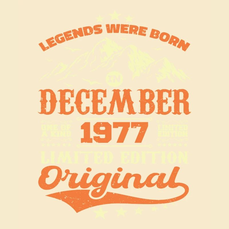Dezember 1977 Geburtstagsgeschenk - Dezember 1977