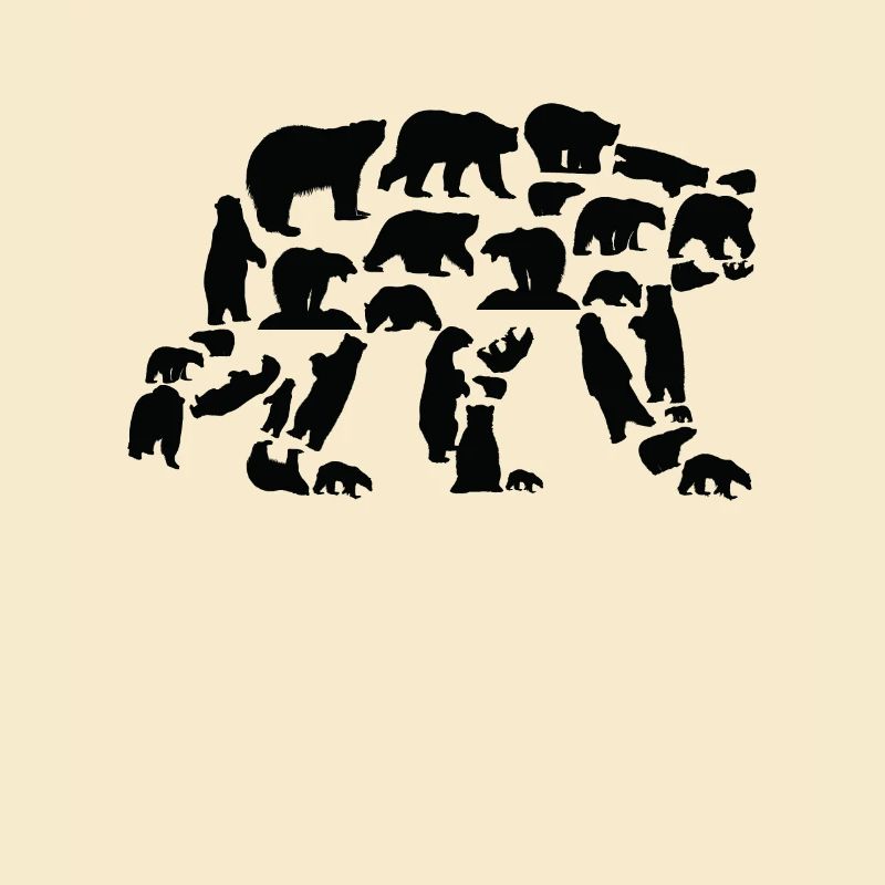 Bear Polar Bear Brown Bear Grizzly Bear Silhouette