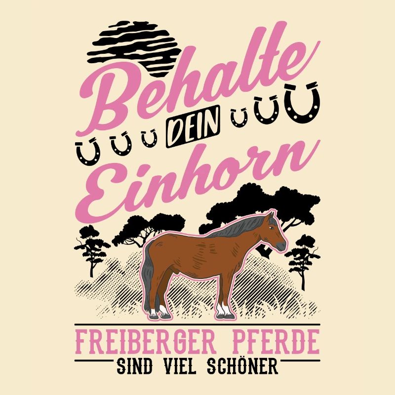 Freiberger Pferd Einhorn