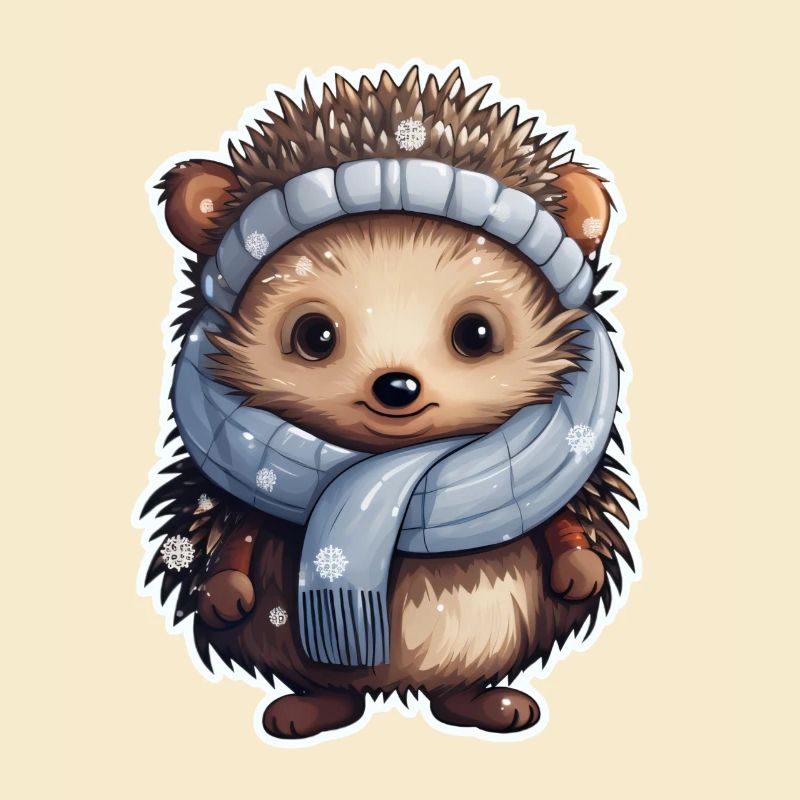 Winterlicher Igel