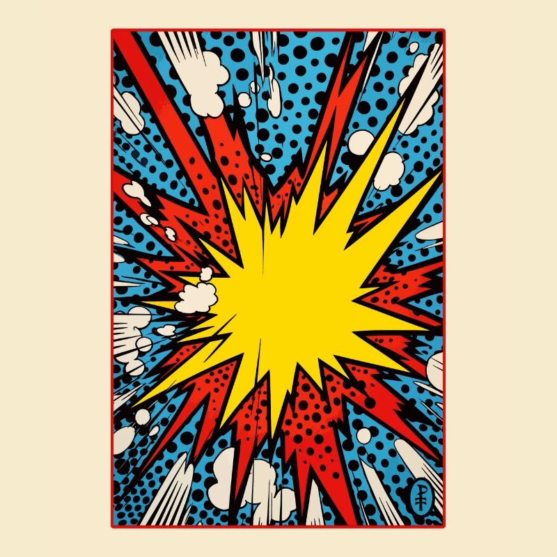 A Pop Art Cartoon Explosion: Boom!