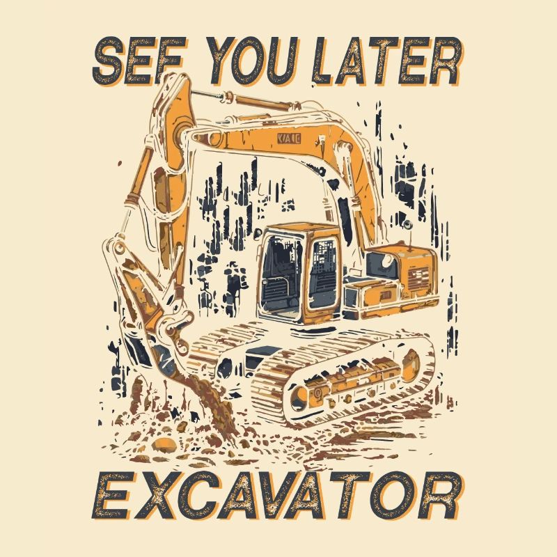 Road construction until later excavators