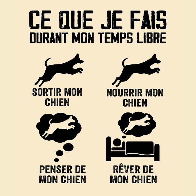 Ce que je fais durant mon temps libre Chien