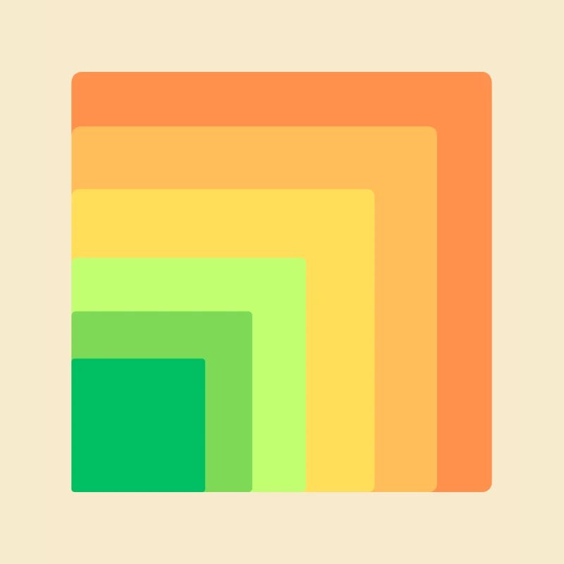 squares within a square.