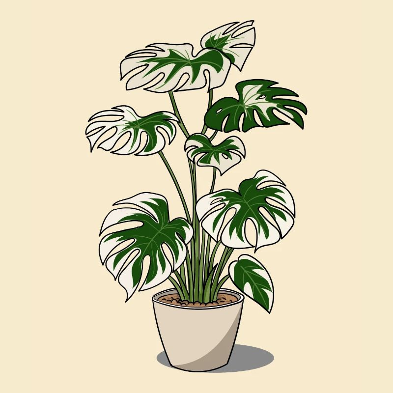 Variegated Monstera