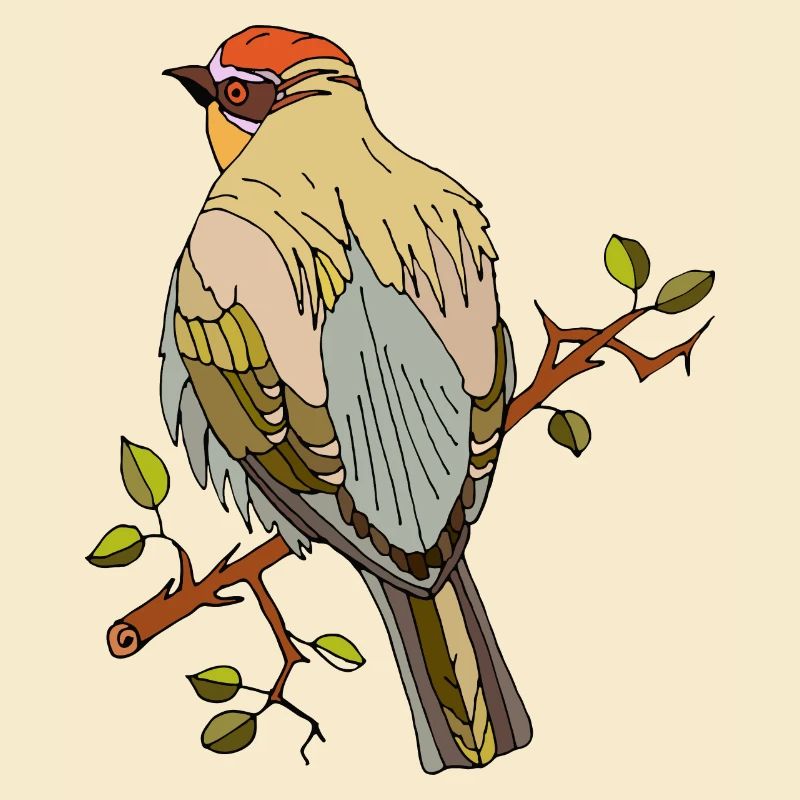 Bunter Vogel