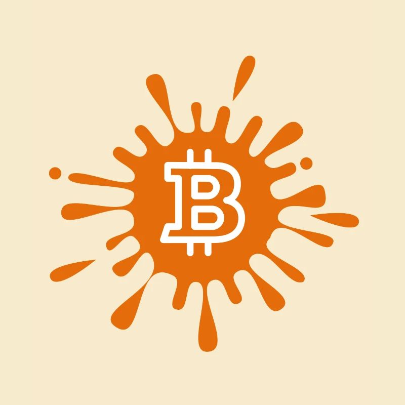 Bitcoin Crypto Cryptocurrency Splash