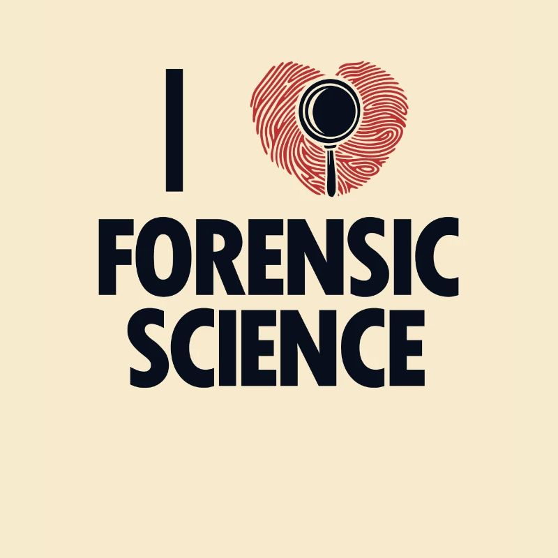 I Love Forensic Science IT Forensics Dactyloscopy