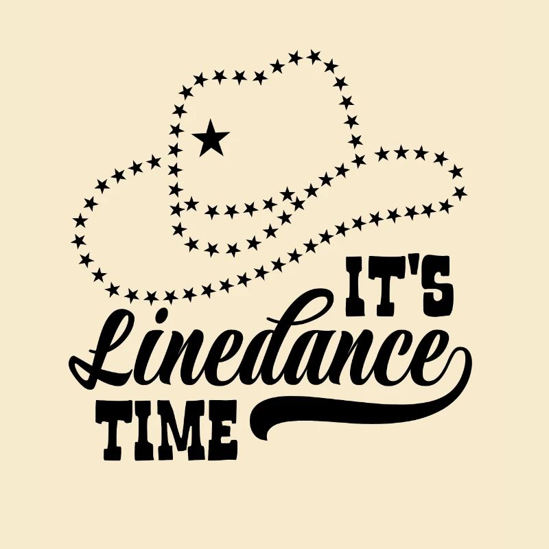 Line Dance Linedancing Country Fan - Gift
