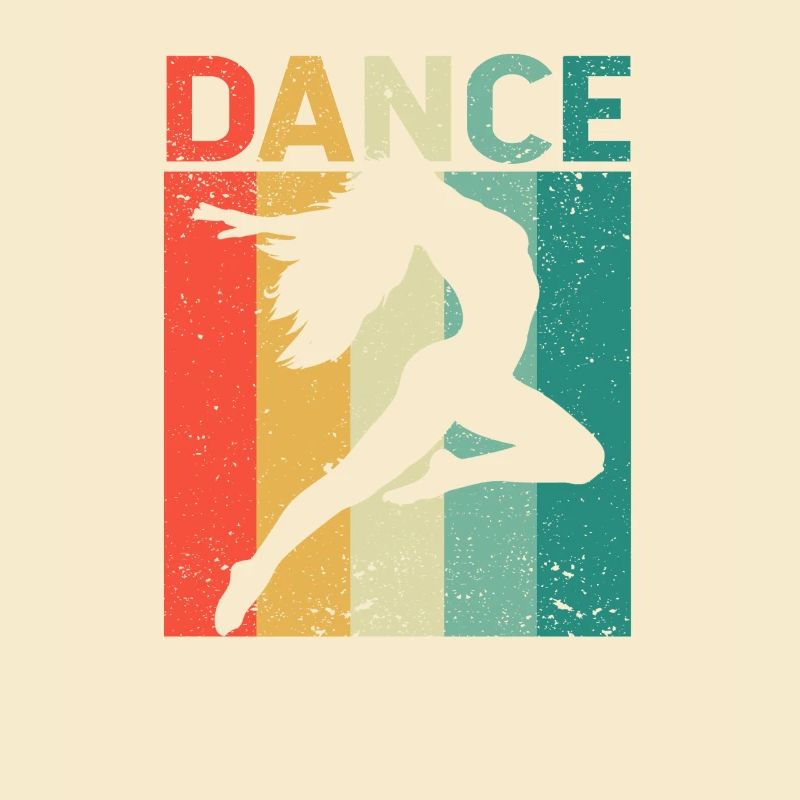 Dance Retro Vintage Dancing Silhouette 70s 80s