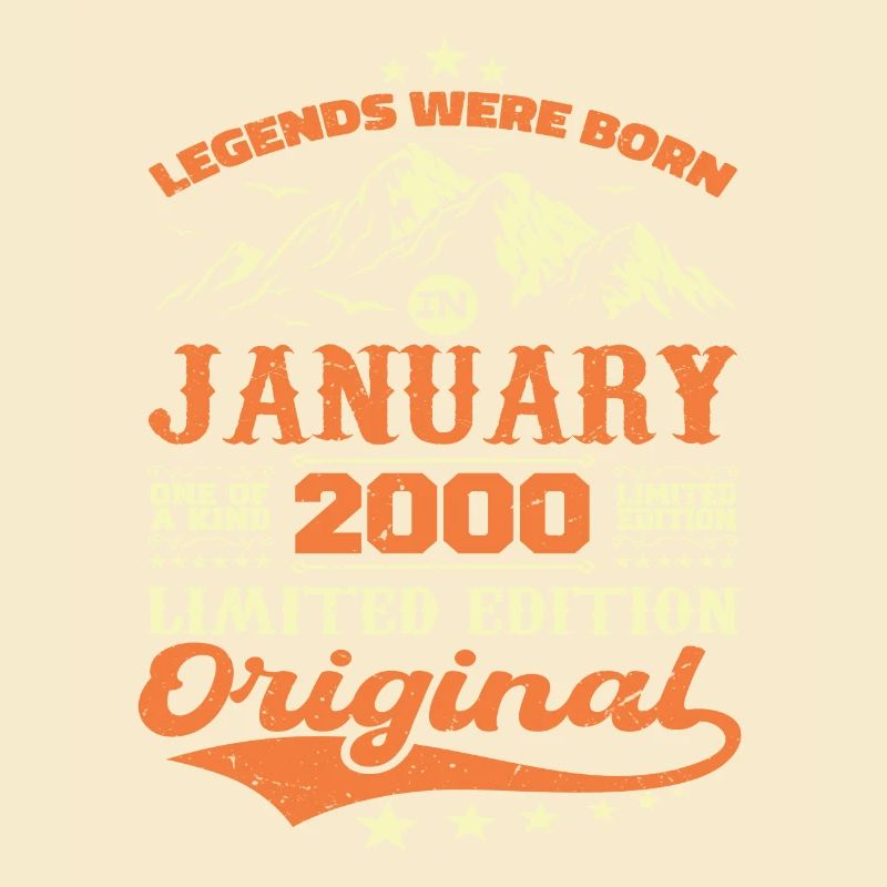Legendary since January 2000 Vintage Retro 2000