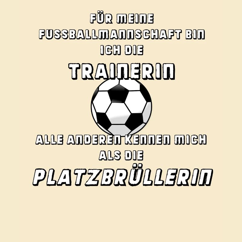 Trainerin und Platzbrüllerin