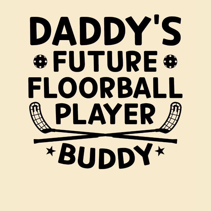 Daddy’s Future Floorball Player Buddy - Plancher pour bébé