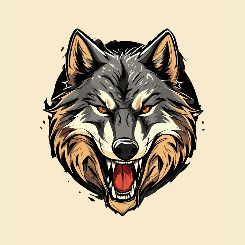 Wolfsgewitter Kopfprint