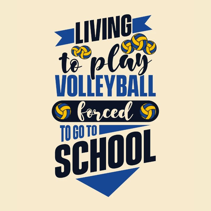 Vivre pour jouer au volley-ball forcé d’aller à l’école
