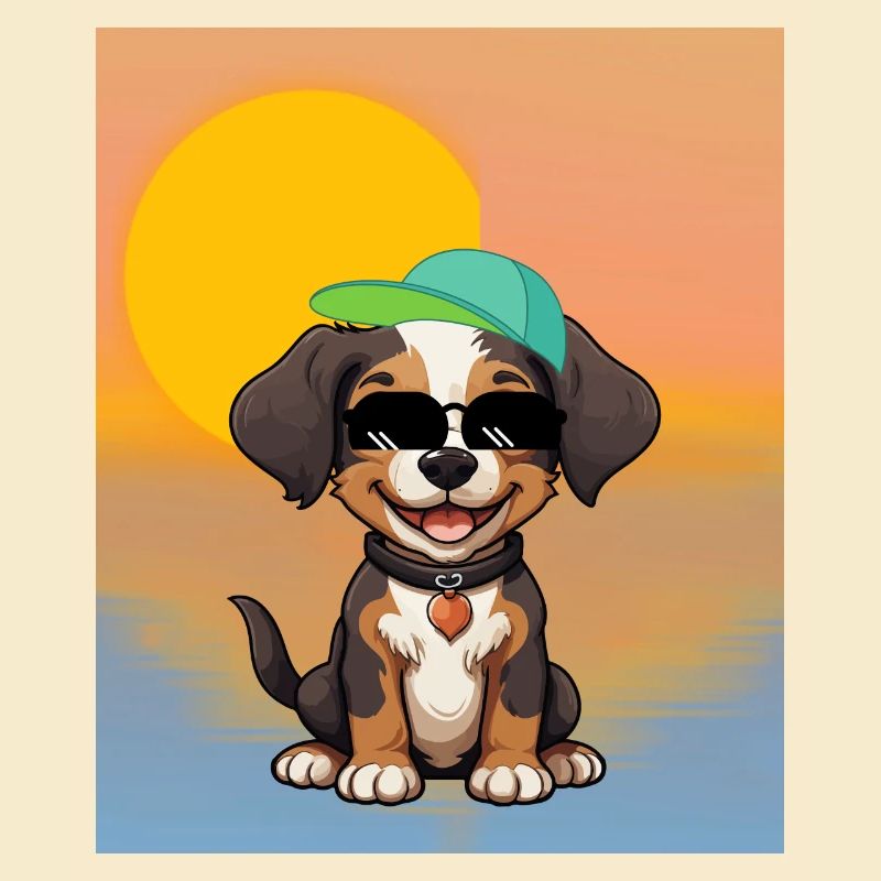 Lustiger Hund