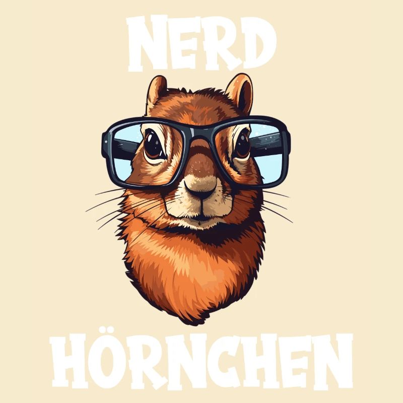 Nerdhörnchen Junge Jungen Erdhörnchen Nerdy Nerd
