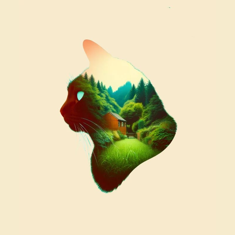 Nature in Cat Pattern