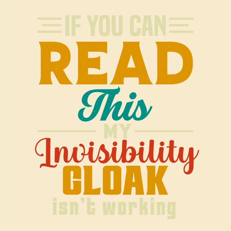 My invisible coat doesn't work