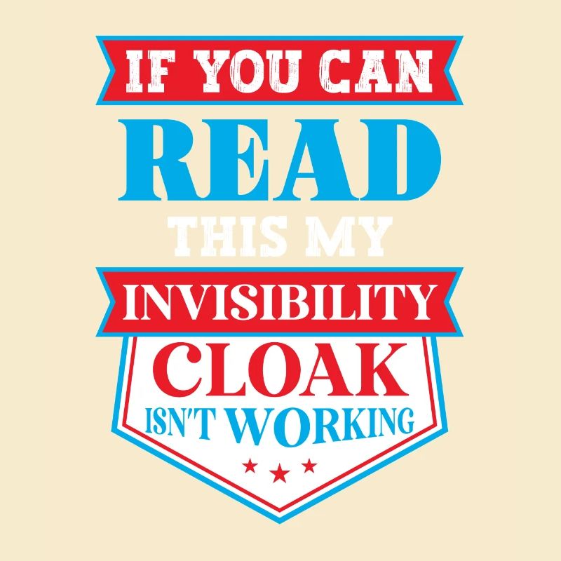 My invisible coat doesn't work