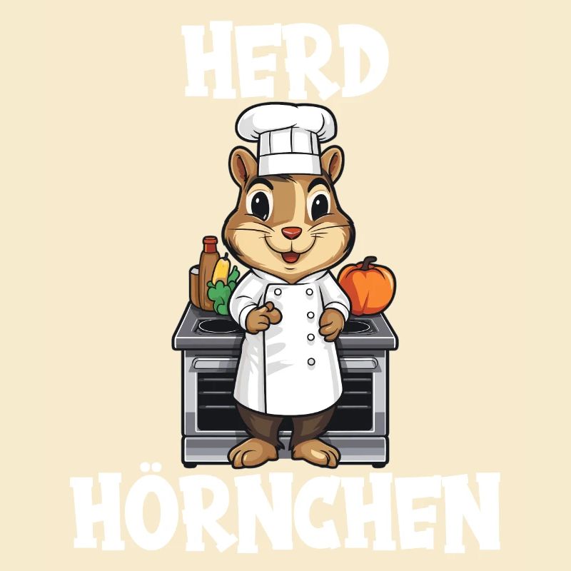 Erdhörnchen kochen Koch Kochmütze Herdhörnchen