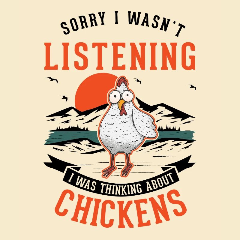 Chickens, Farmer, Chicken, Farmer, Chicken